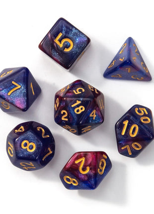 Polyhedral Dice Set for DND RPG Tabletop Roleplaying Board Games Dice 7pcs/lot D4 D6 D8 D10 D12 D20 Multifaceted Table Game Dice - www.AmBreak.com - 