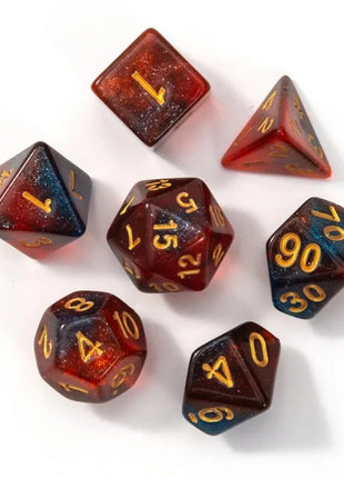 Polyhedral Dice Set for DND RPG Tabletop Roleplaying Board Games Dice 7pcs/lot D4 D6 D8 D10 D12 D20 Multifaceted Table Game Dice - www.AmBreak.com - 