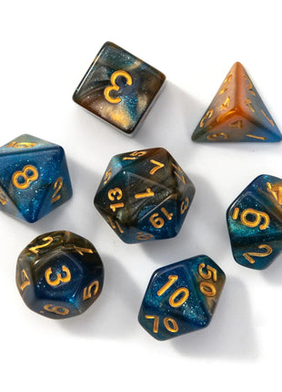 Polyhedral Dice Set for DND RPG Tabletop Roleplaying Board Games Dice 7pcs/lot D4 D6 D8 D10 D12 D20 Multifaceted Table Game Dice - www.AmBreak.com - 