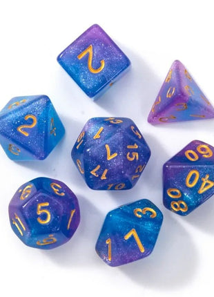 Polyhedral Dice Set for DND RPG Tabletop Roleplaying Board Games Dice 7pcs/lot D4 D6 D8 D10 D12 D20 Multifaceted Table Game Dice - www.AmBreak.com - 