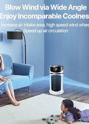Portable Conditioner Portable Mini Conditioner Mobile Multifunction Cooler Fan Water Cooling Fan for Office Home - www.AmBreak.com - 