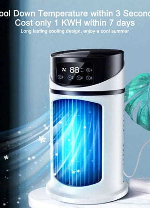 Portable Conditioner Portable Mini Conditioner Mobile Multifunction Cooler Fan Water Cooling Fan for Office Home - www.AmBreak.com - 