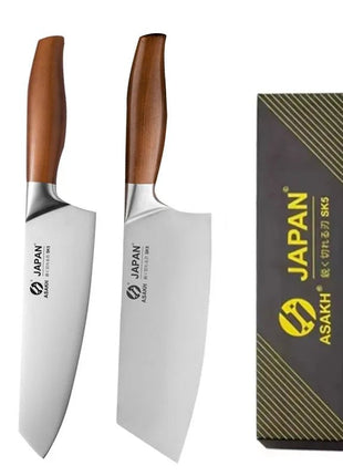 Professional Japanese Kitchen Knives Set Stainless Steel Fish Fillet Meat Cleaver Chef Knife Slicing Santoku Knife Cooking Tools - www.AmBreak.com - 