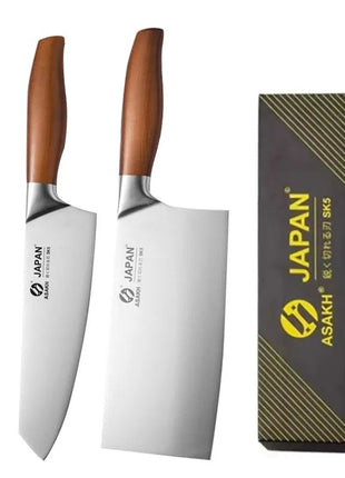 Professional Japanese Kitchen Knives Set Stainless Steel Fish Fillet Meat Cleaver Chef Knife Slicing Santoku Knife Cooking Tools - www.AmBreak.com - 