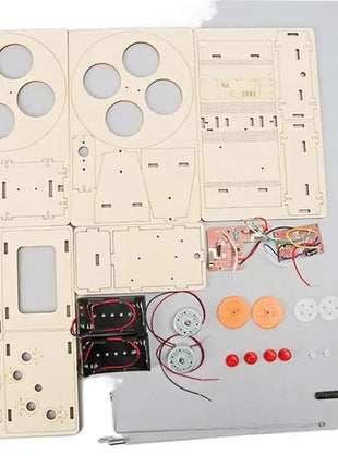Sci - Tech Education Toy: DIY Balance Robot Model, Remote Control Change Direction Technology, Perfect Gift for Pupils - www.AmBreak.com - 