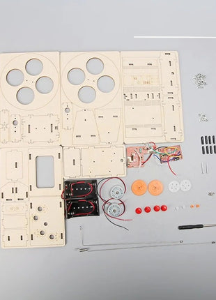 Sci - Tech Education Toy: DIY Balance Robot Model, Remote Control Change Direction Technology, Perfect Gift for Pupils - www.AmBreak.com - 