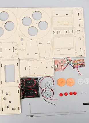 Sci - Tech Education Toy: DIY Balance Robot Model, Remote Control Change Direction Technology, Perfect Gift for Pupils - www.AmBreak.com - 