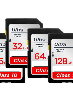 SD Card 64GB 128GB 256GB V10 16GB 32GB Normal Full Size Flash SD Memory Card High Speed for Camera - www.AmBreak.com - 