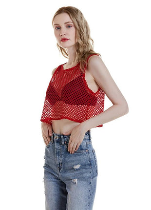 Sexy Fitness Gym Yoga Top T Shirt Women Sleeveless Workout Shirts Vest Quick Dry Loose Sport Tank Tops Running Training Jogging - www.AmBreak.com - 