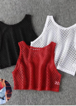 Sexy Fitness Gym Yoga Top T Shirt Women Sleeveless Workout Shirts Vest Quick Dry Loose Sport Tank Tops Running Training Jogging - www.AmBreak.com - 