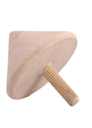 Top Desktop Art Craft Kindergarten Toy For Children Wooden Rotate Gyro Wooden Spinning Tops DIY Gyroscope Toys Gyro Toys - www.AmBreak.com - 