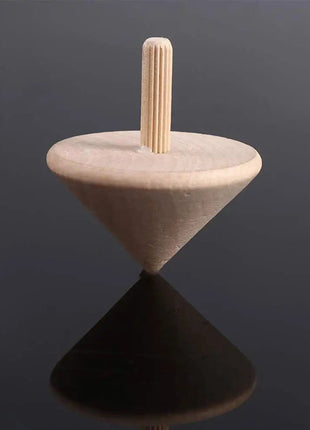 Top Desktop Art Craft Kindergarten Toy For Children Wooden Rotate Gyro Wooden Spinning Tops DIY Gyroscope Toys Gyro Toys - www.AmBreak.com - 