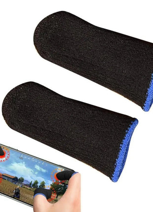 Video Game Finger Sleeves Mobile Phone Game Thumb Finger Protector Nonslip Anti - sweat Carbon Fiber Thumb Sleeve for Touch Screen - www.AmBreak.com - 