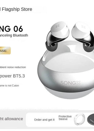 Waterproof TWS Wireless Earphones Bluetooth - In Ear, Noise Canceling, HiFi Sound, Handy, Cyber Style, Free Gifts for New Users - www.AmBreak.com - 