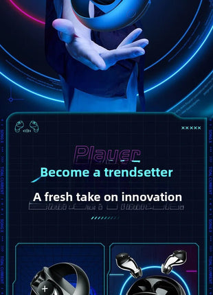 Waterproof TWS Wireless Earphones Bluetooth - In Ear, Noise Canceling, HiFi Sound, Handy, Cyber Style, Free Gifts for New Users - www.AmBreak.com - 