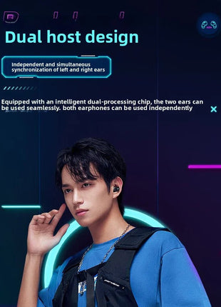 Waterproof TWS Wireless Earphones Bluetooth - In Ear, Noise Canceling, HiFi Sound, Handy, Cyber Style, Free Gifts for New Users - www.AmBreak.com - 