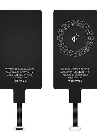 Wireless Charger Receiver Support Type C Micro USB Fast Wireless Charging Adapter For iPhone 5 6 7 Android phone Wireless Charge - www.AmBreak.com - 