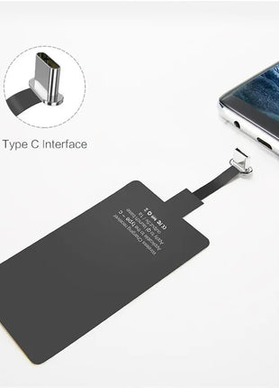 Wireless Charger Receiver Support Type C Micro USB Fast Wireless Charging Adapter For iPhone 5 6 7 Android phone Wireless Charge - www.AmBreak.com - 