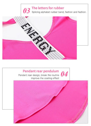 Women Gym Tops Black Sleeveless Yoga Top Women Fitness Shirt Gym Vest Running workout Sports Tops Letter Backless Shirt - www.AmBreak.com - 