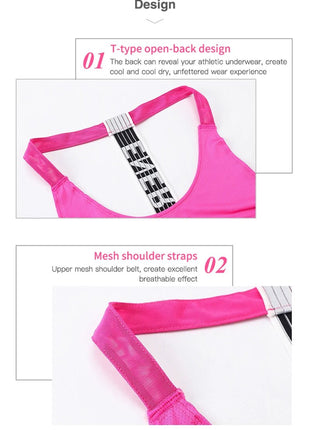 Women Gym Tops Black Sleeveless Yoga Top Women Fitness Shirt Gym Vest Running workout Sports Tops Letter Backless Shirt - www.AmBreak.com - 