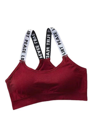 Women Sexy Sports Bra Tops For Gym Top Fitness Yoga Female Pad Sportswear Vest Tank Tops Sport Push Up Sports Bras Underwear - www.AmBreak.com - 