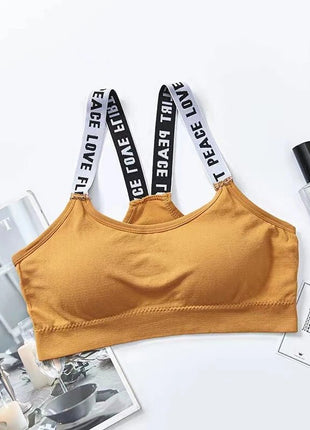 Women Sexy Sports Bra Tops For Gym Top Fitness Yoga Female Pad Sportswear Vest Tank Tops Sport Push Up Sports Bras Underwear - www.AmBreak.com - 