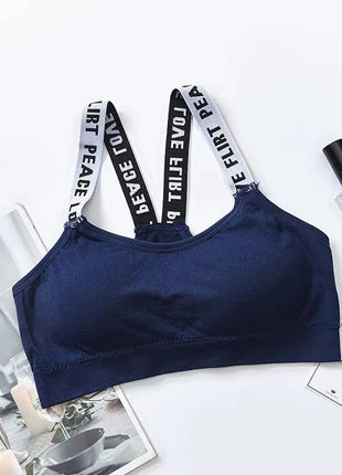 Women Sexy Sports Bra Tops For Gym Top Fitness Yoga Female Pad Sportswear Vest Tank Tops Sport Push Up Sports Bras Underwear - www.AmBreak.com - 