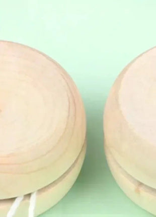Wooden Yoyo Toy Color Mini Round DIY Baby Yoyo Ball Hand - Made Crafts Log Toys Kids Yo - Yo Creative Yo Yo Toys For Child Gift - www.AmBreak.com - 