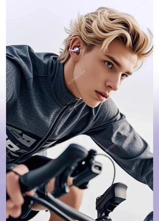 Xiaomi Clip - on Earphones Wireless Bluetooth High Sound Quality Long Battery Headphones Life Perfect for Sports Active Lifestyle - www.AmBreak.com - 