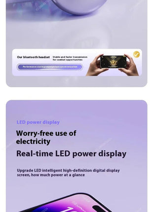 Xiaomi Clip - on Earphones Wireless Bluetooth High Sound Quality Long Battery Headphones Life Perfect for Sports Active Lifestyle - www.AmBreak.com - 